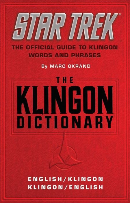 The Klingon Dictionary Original Star Trek