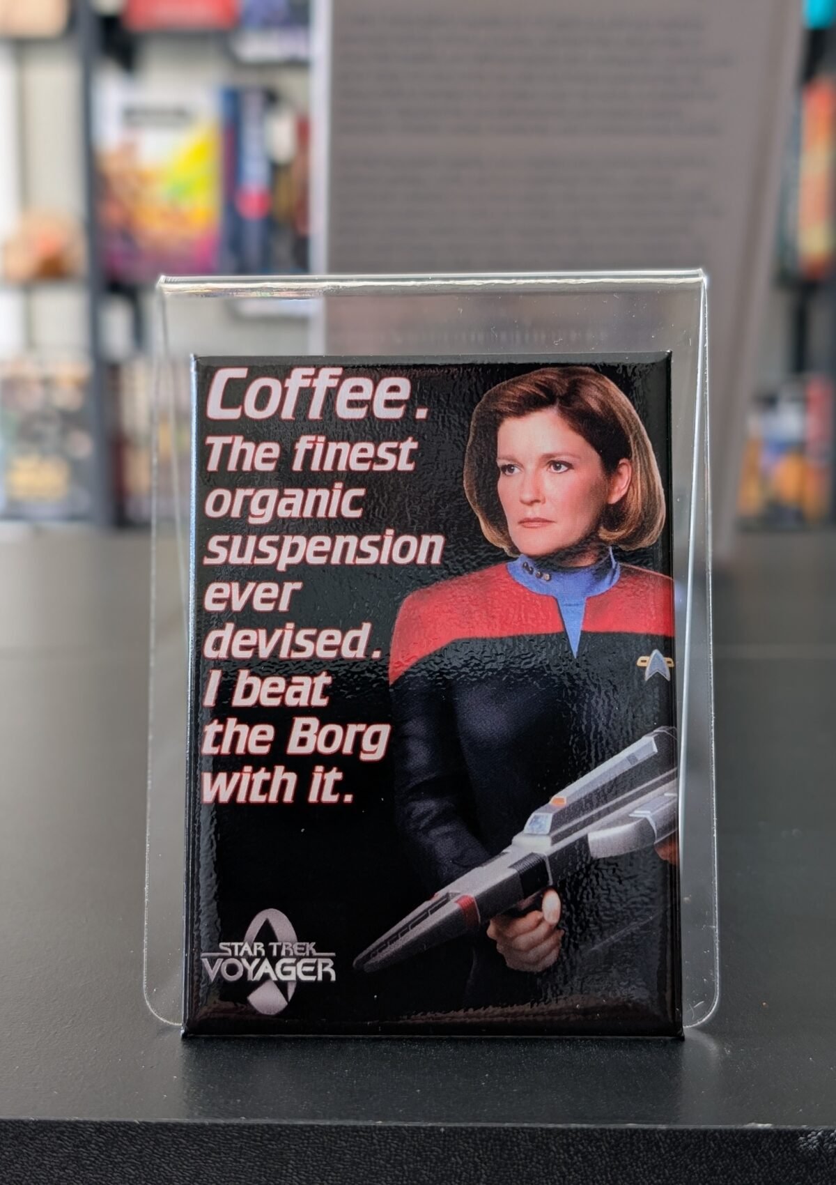 Star Trek Voyager Janeway Quote Magnet 2.5" X 3.5"