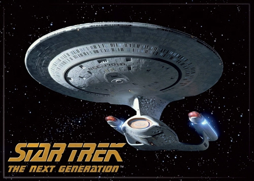 Star Trek Enterprise Ng Magnet 2.5" x 3.5"