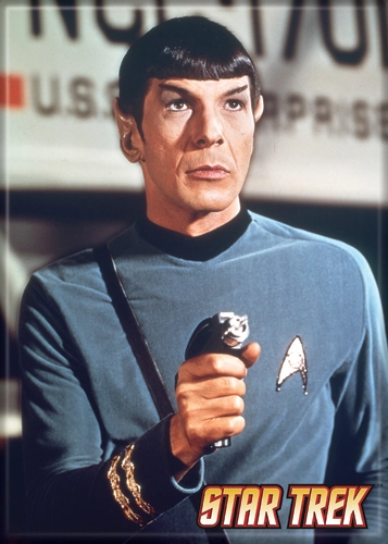 Star Trek Spock with Phaser Magnet 2.5" x 3.5"