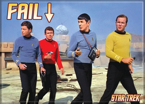 Star Trek Fail! Magnet 2.5" x 3.5"