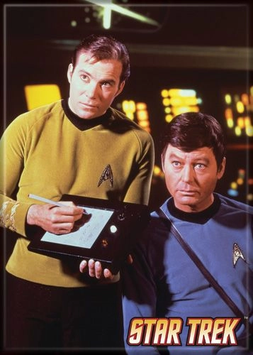 Kirk and Mccoy Magnet 2.5" x 3.5"