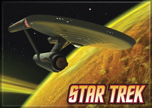 Enterprise On Yellow Magnet 2.5" x 3.5"