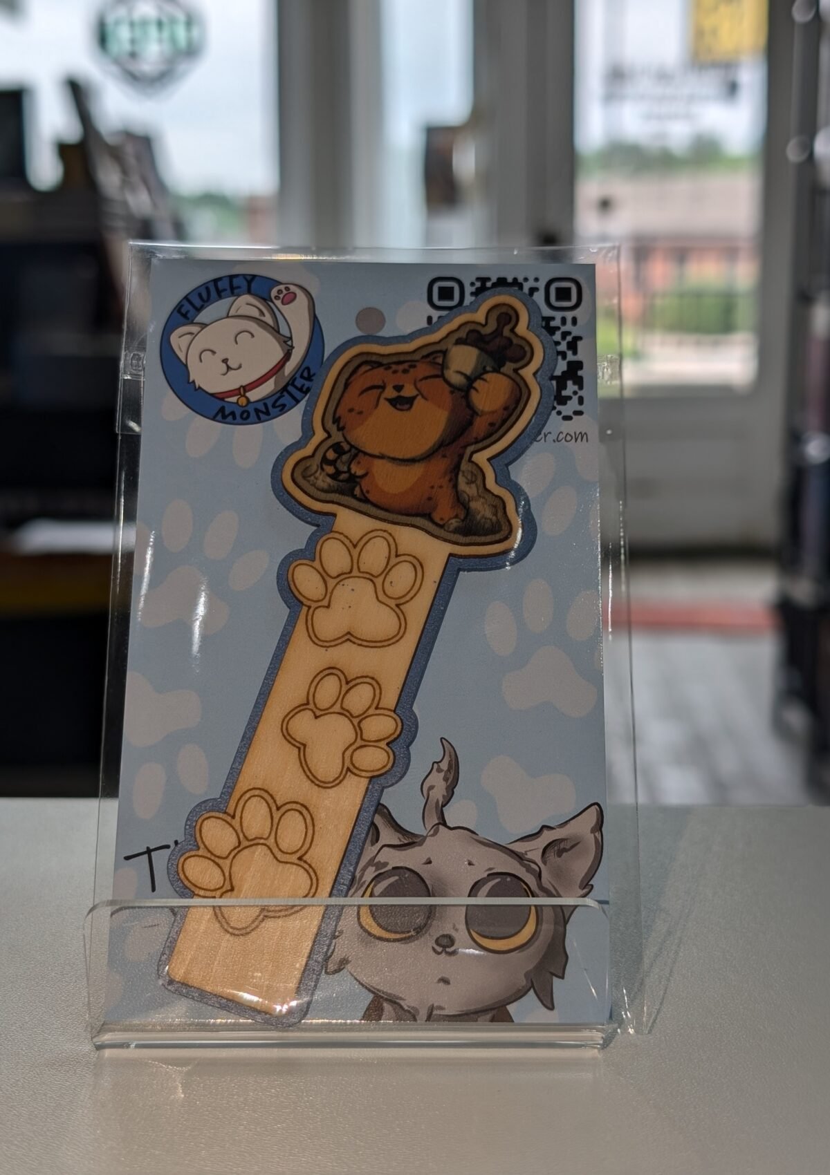 Coffee Cheetah Bookmark