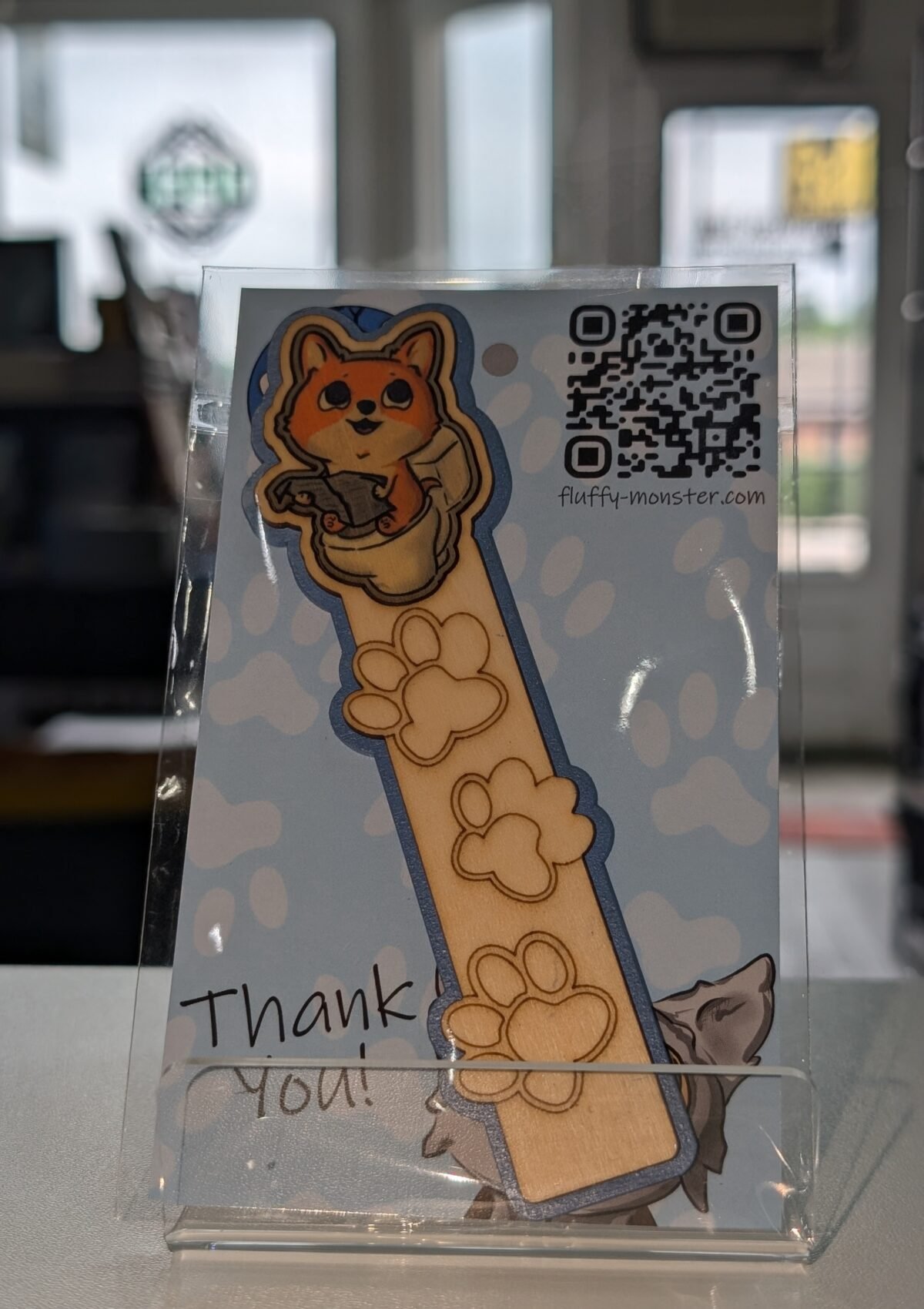 Pooping Corgi Bookmark