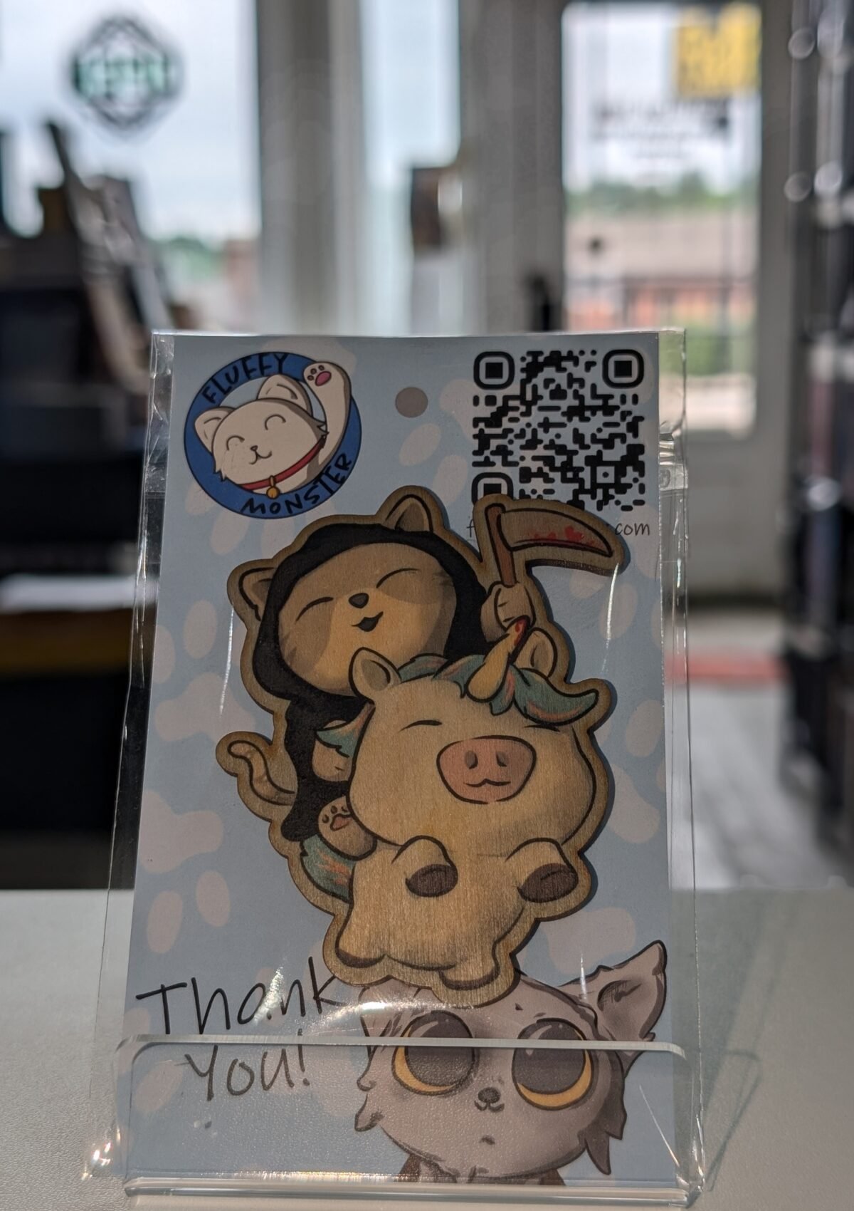 Reaper Kitty Magnet